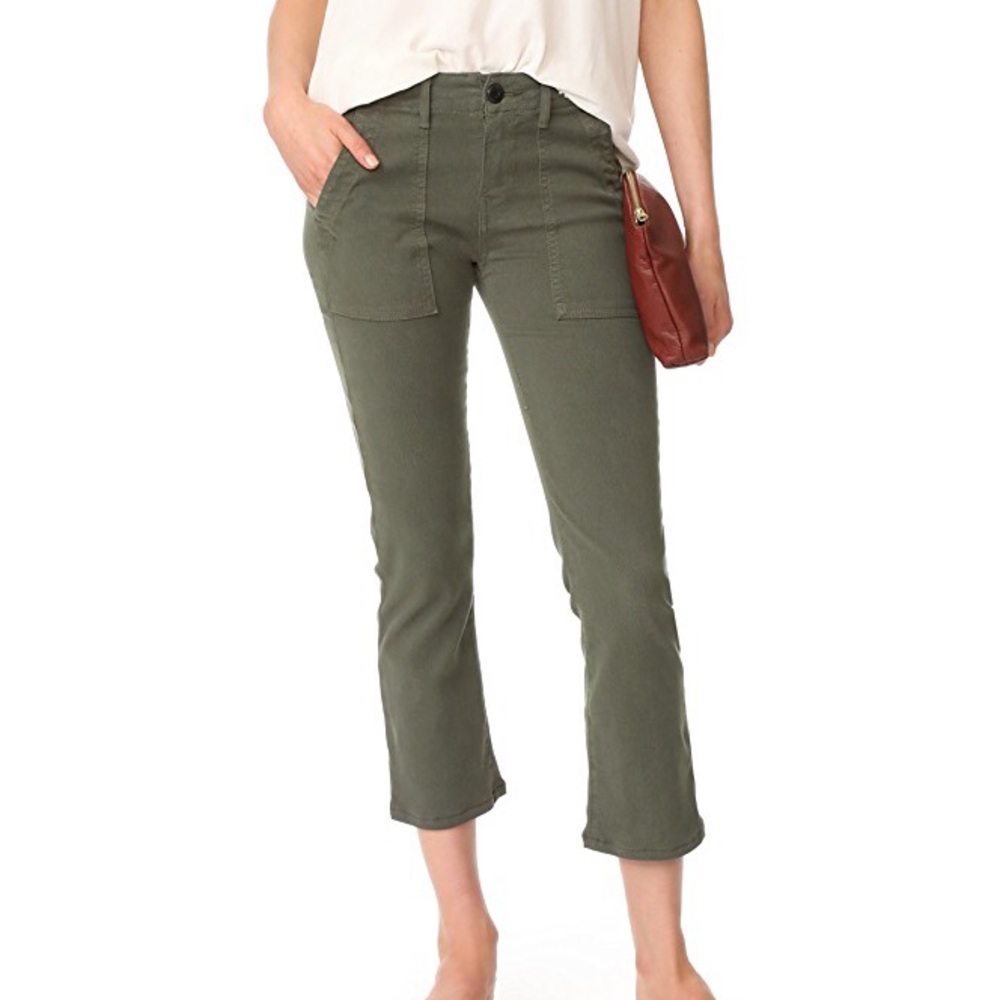 The Great Army Nerd Pants in Black Olive Corduruoy